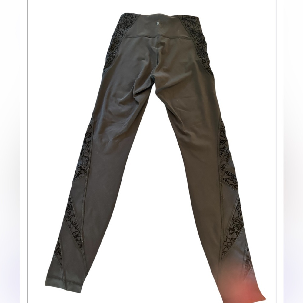 lululemon🍋Black Wunder Under High-Rise Tight *Flocked 28” - Picture 8 of 8